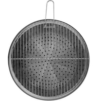 Terrace heating lighting – Garden fireplace with steel grill grate - Carlat