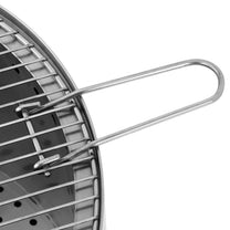 Terrace heating lighting – Garden fireplace with steel grill grate - Carlat