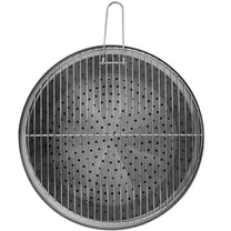 Terrace heating lighting – Garden fireplace with steel grill grate - Carlat
