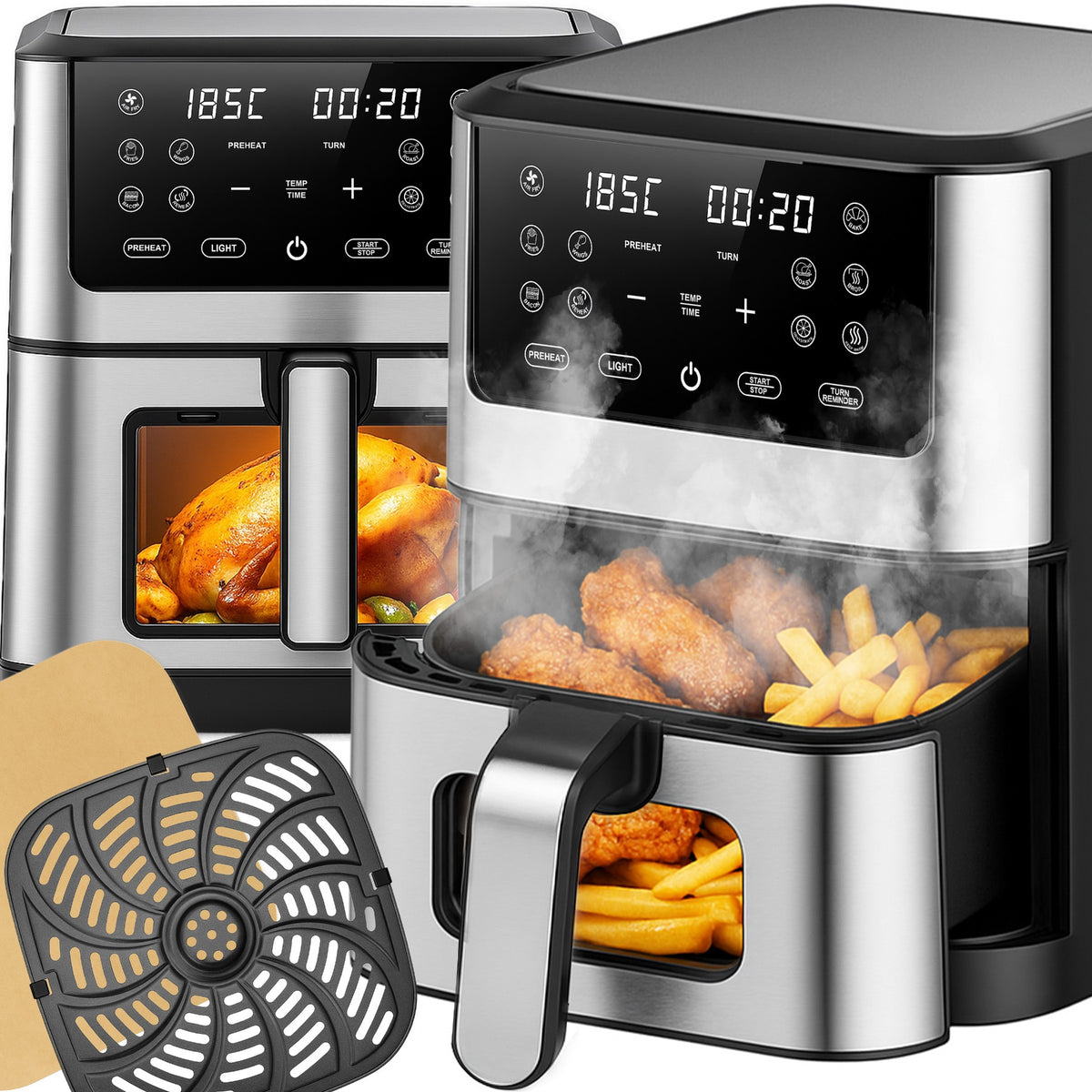 The – Air Fryer XXL Oil-Free Fryer 8L 1800W - OR1291 - Carlat