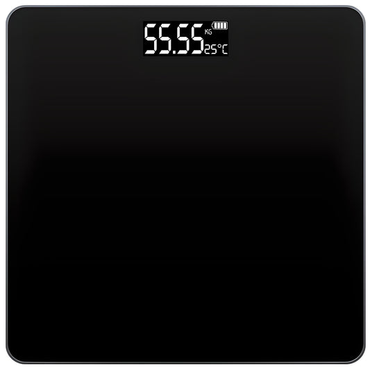 The – Bathroom Scale, Electronic, Glass, LCD, kg - Square, O202 - Carlat