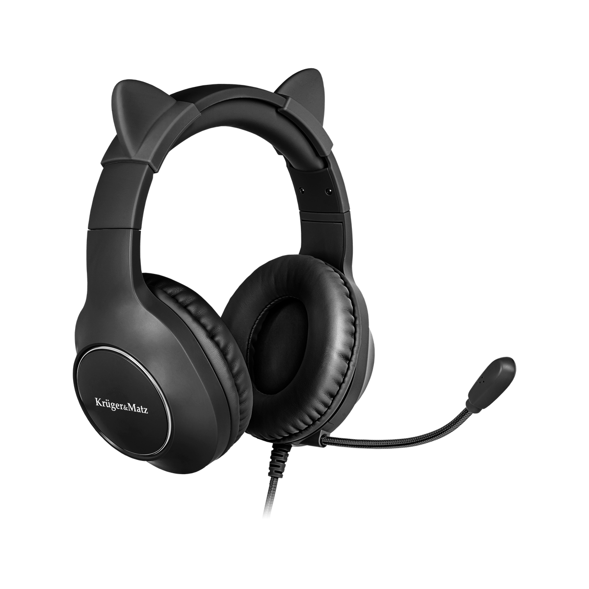 The – Kruger&amp;Matz Gamer Kids Gaming Over-Ear Headphones for Kids, Black - Carlat