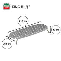 The – Table-top folding ironing board, 5 mm felt, Kinghoff, KH-1937 - Carlat