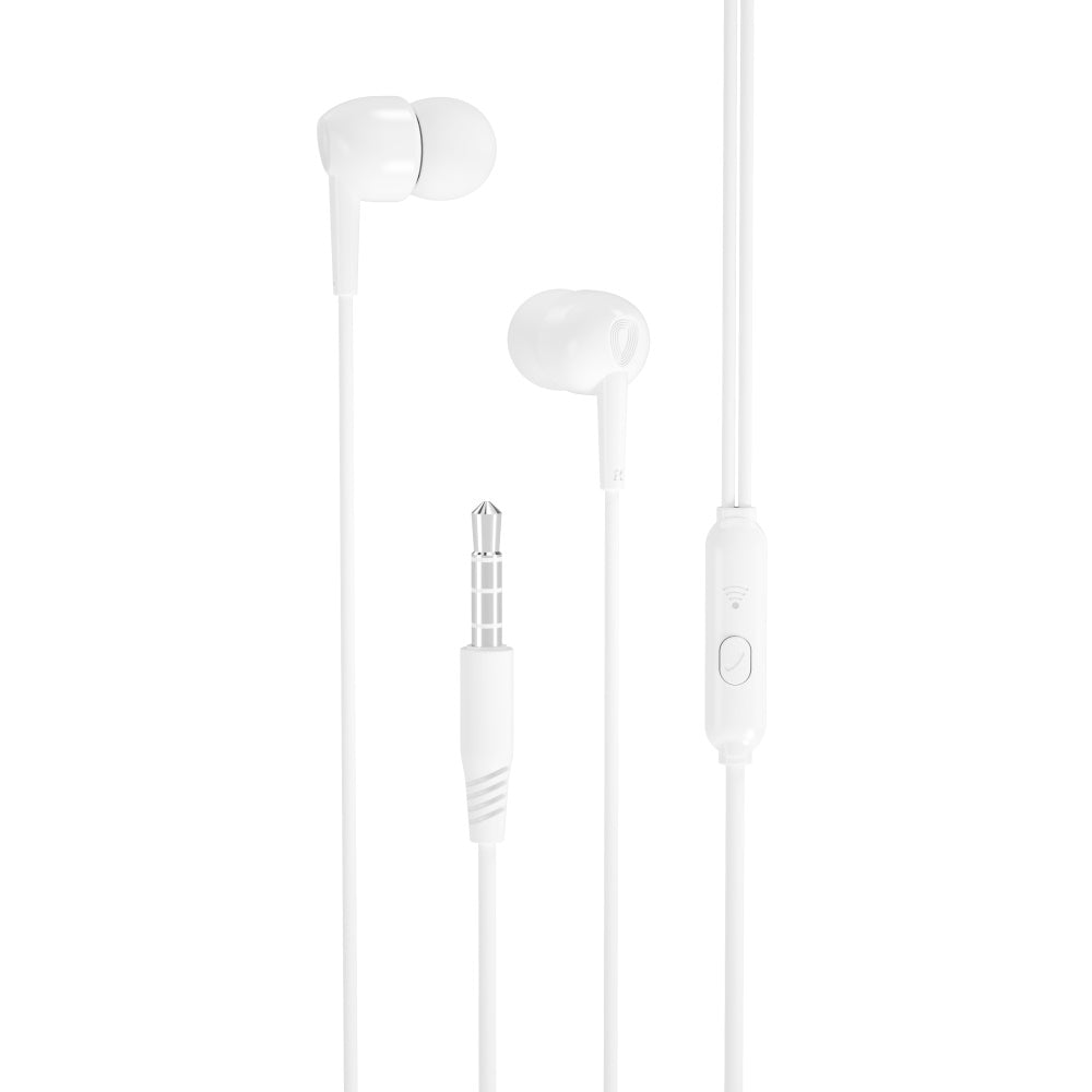 The – Xo Wired EP37 In-Ear Headphones with 3.5mm Jack, White - Carlat