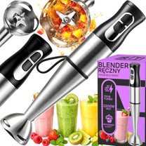The remaining – 1200 W Hand Blender, Mixer, and Food Processor - Carlat