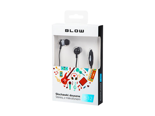 The remaining – 32-751# Blow B-12 Black In-Ear Headphones - Carlat