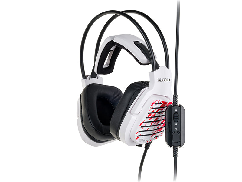 The remaining – A4TECH BLOODY G565 Energy White Headphones - Carlat