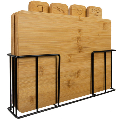 The remaining – Bamboo Cutting Board - 4-Pack, Ruhhy - Carlat