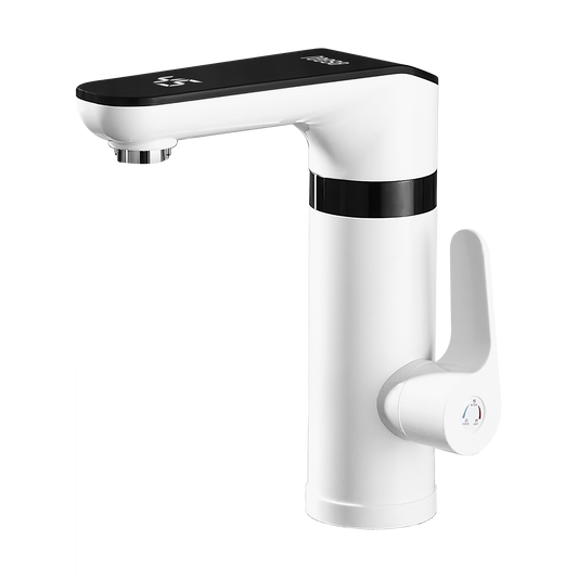 The remaining – Instant-heating water heater - white floor-standing faucet - Carlat