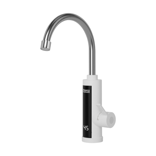 The remaining – Instant-heating water heater - white kitchen faucet - Carlat