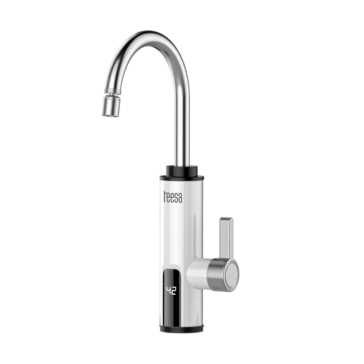 The remaining – Instant-heating water heater - white kitchen faucet - Carlat