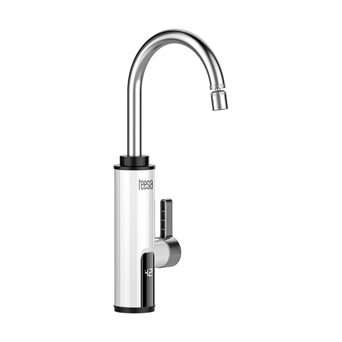 The remaining – Instant-heating water heater - white kitchen faucet - Carlat