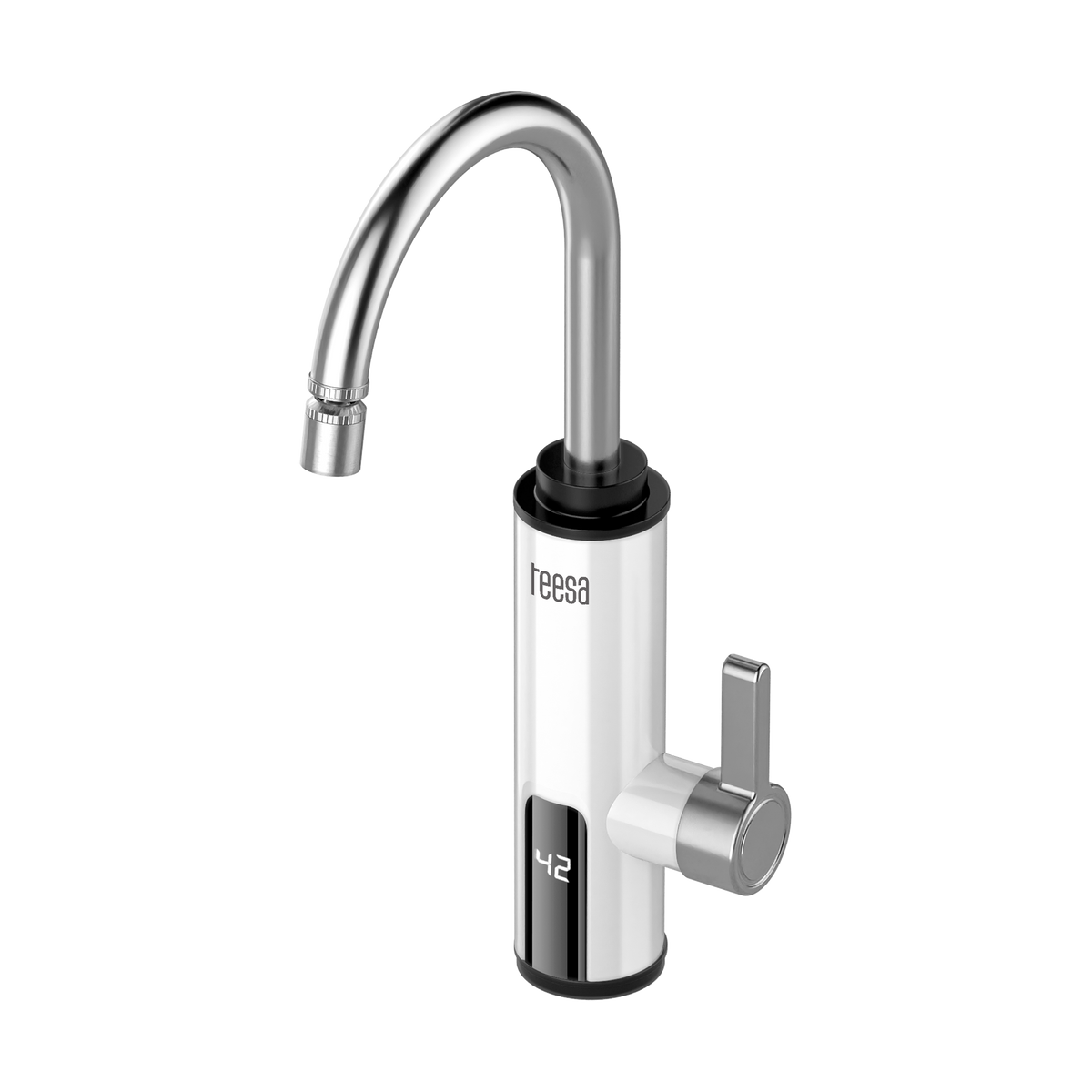 The remaining – Instant-heating water heater - white kitchen faucet - Carlat