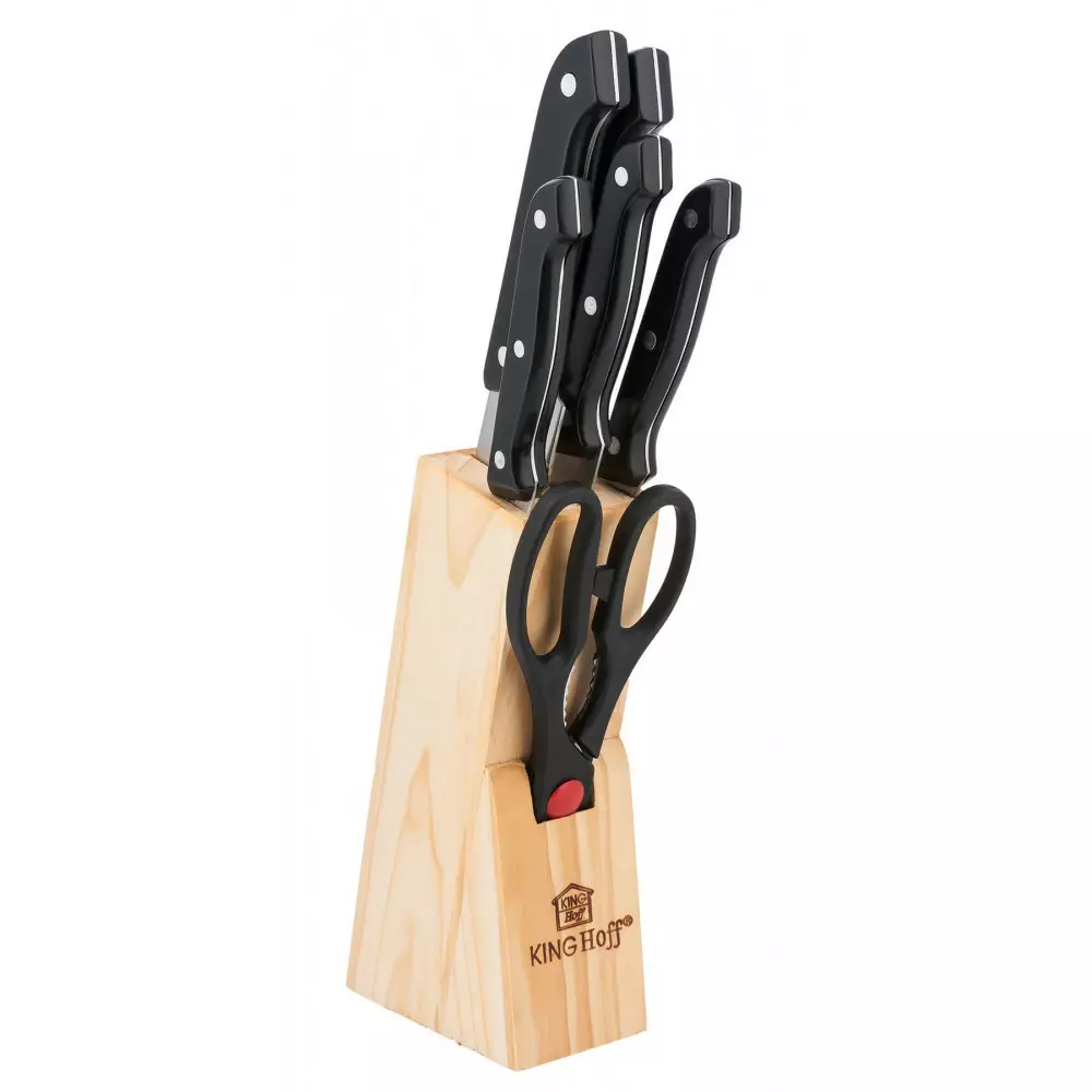 The remaining – Kinghoff 7-Piece Knife Set in a Block - Carlat