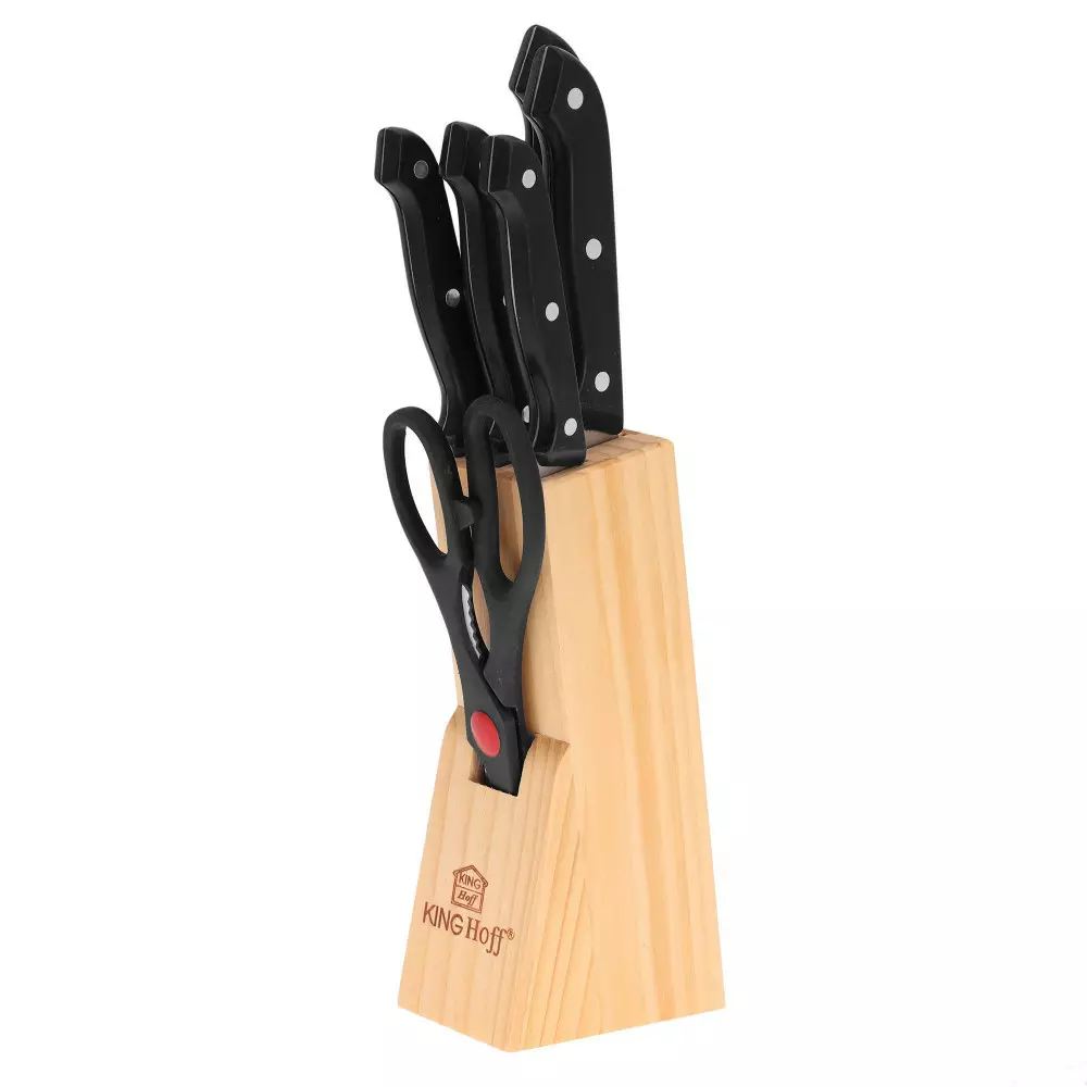 The remaining – Kinghoff 7-Piece Knife Set in a Block - Carlat