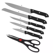 The remaining – Kinghoff 7-Piece Knife Set in a Block - Carlat