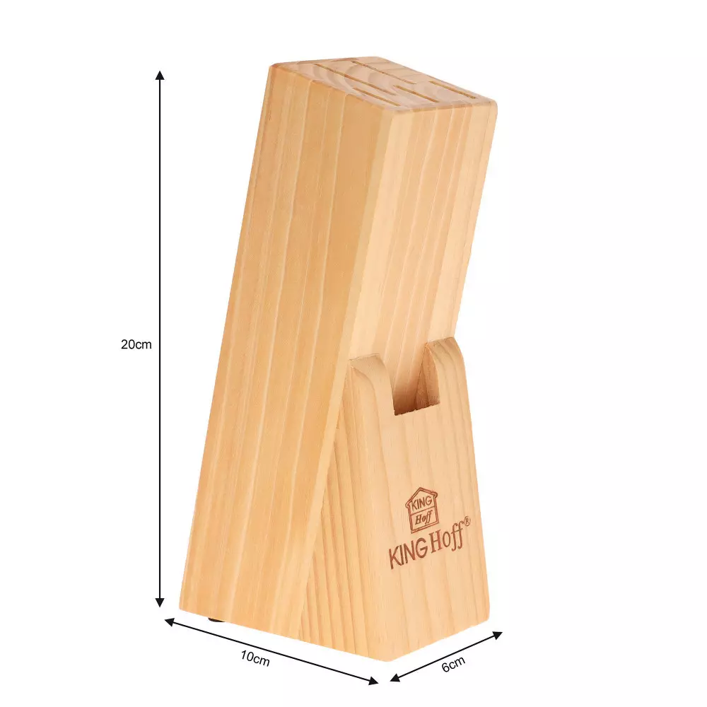 The remaining – Kinghoff 7-Piece Knife Set in a Block - Carlat
