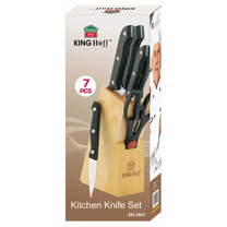 The remaining – Kinghoff 7-Piece Knife Set in a Block - Carlat