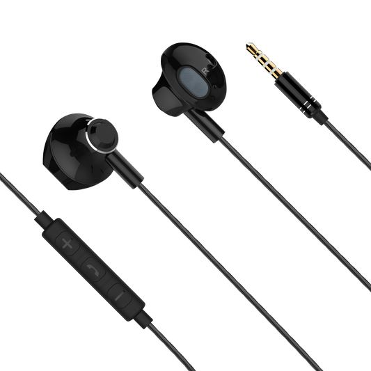 The remaining – Kruger&amp;Matz B2 In-Ear Headphones with Microphone, Black - Carlat