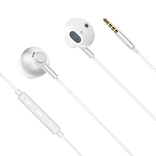 The remaining – Kruger&amp;Matz B2 White In-Ear Headphones with Microphone - Carlat