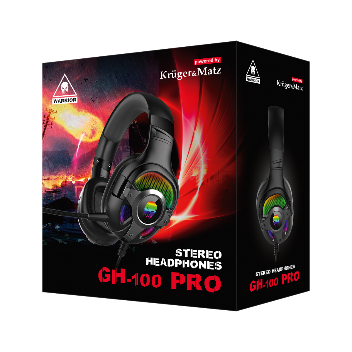The remaining – Kruger&amp;Matz Warrior GH-100 PRO Over-Ear Gaming Headphones - Carlat