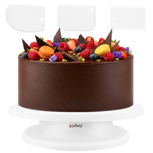 The remaining – Rotating cake stand + 3 cake decorating spatulas - Carlat