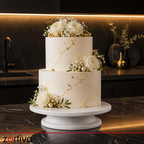 The remaining – Rotating cake stand + 3 cake decorating spatulas - Carlat