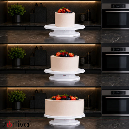 The remaining – Rotating cake stand + 3 cake decorating spatulas - Carlat
