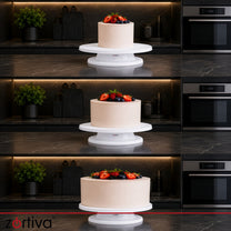 The remaining – Rotating cake stand + 3 cake decorating spatulas - Carlat