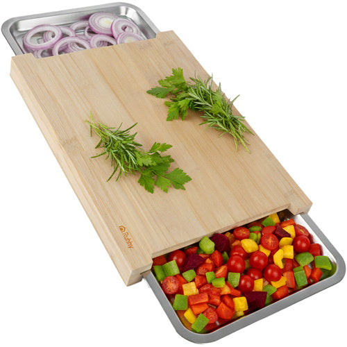 The remaining – Ruhhy 25707 Bamboo Tray with Containers - Carlat