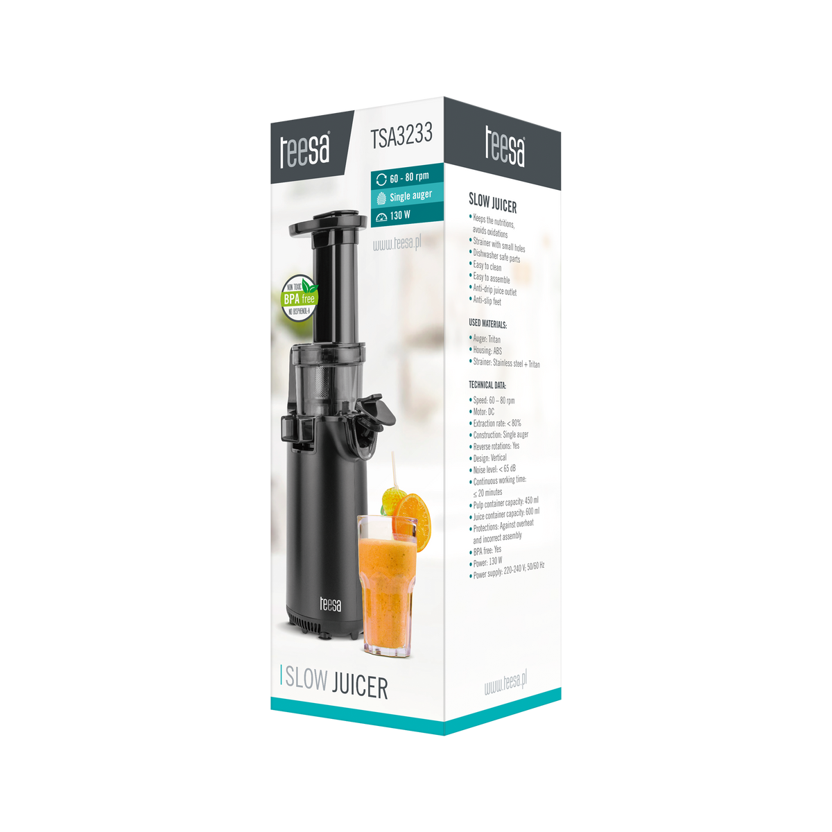 The remaining – Slow juicer - Carlat