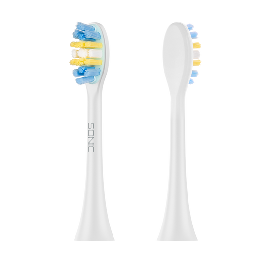 The remaining – TEESA SONIC 2 TSA8087-W Sonic Toothbrush Heads, Medium - Carlat