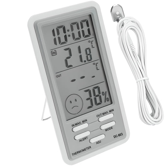 The remaining – Weather Station: Thermometer, Hygrometer, Sensor, Clock - E709 - Carlat