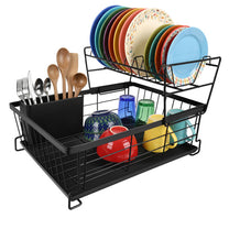 The remaining – Zortiva Two-Tier Dish Rack - Carlat