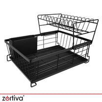 The remaining – Zortiva Two-Tier Dish Rack - Carlat