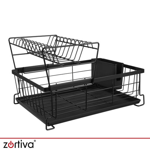 The remaining – Zortiva Two-Tier Dish Rack - Carlat