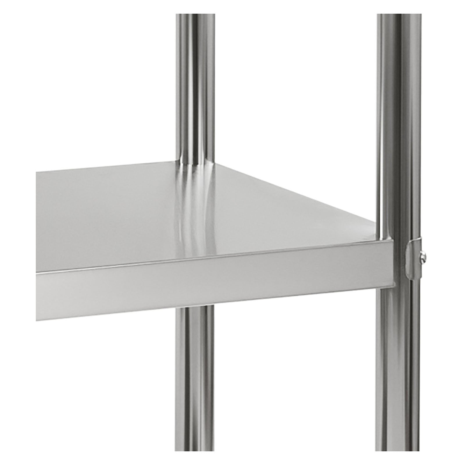 The stainless steel gastronomy rack 120x48.5x155cm - Carlat