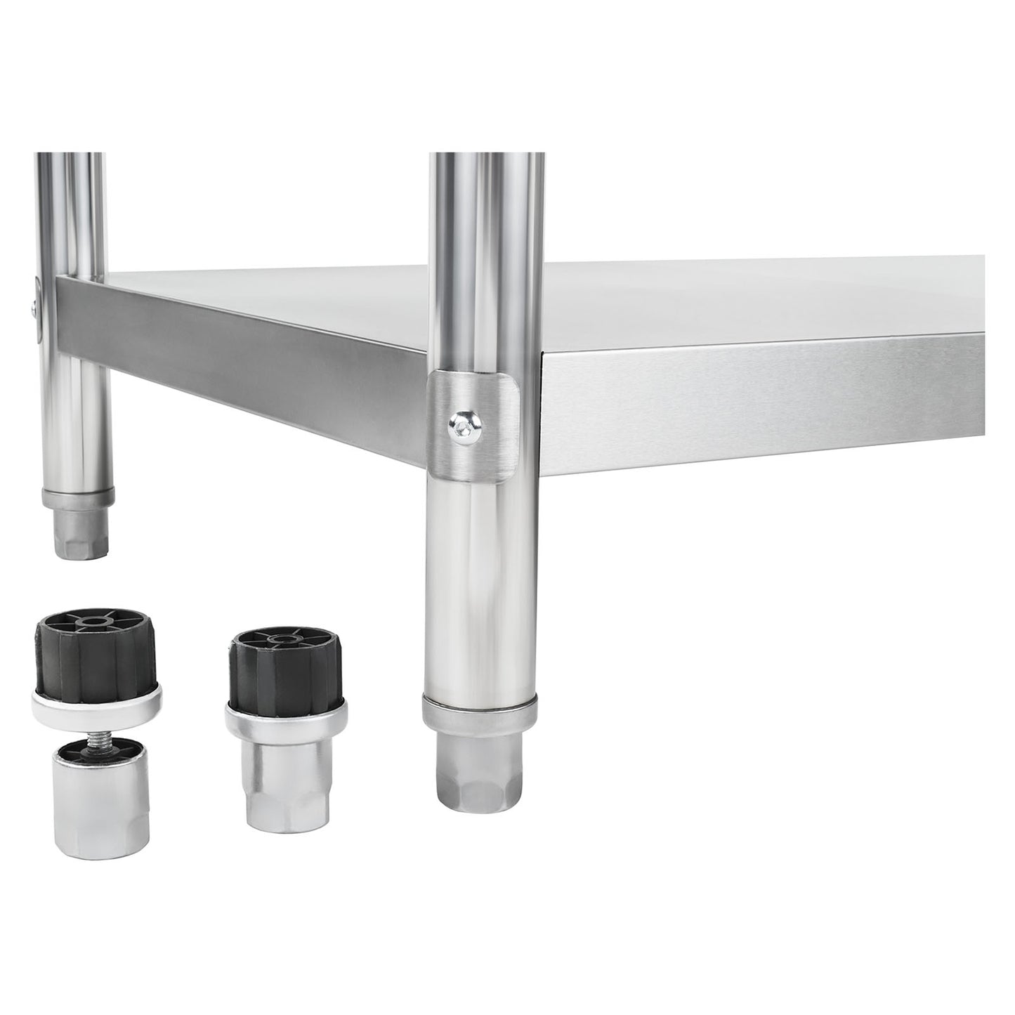 The stainless steel gastronomy rack 120x48.5x155cm - Carlat