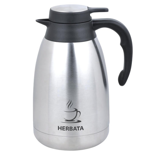 Thermal – Double-walled steel conference thermos (jug-style), 2 L, Kinghoff, KH-2095 - Carlat
