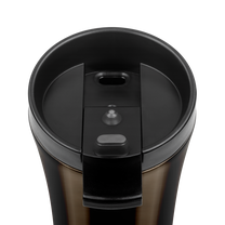 Thermal mugs, thermoses and – TEESA thermal mug 500ml dark brown - Carlat