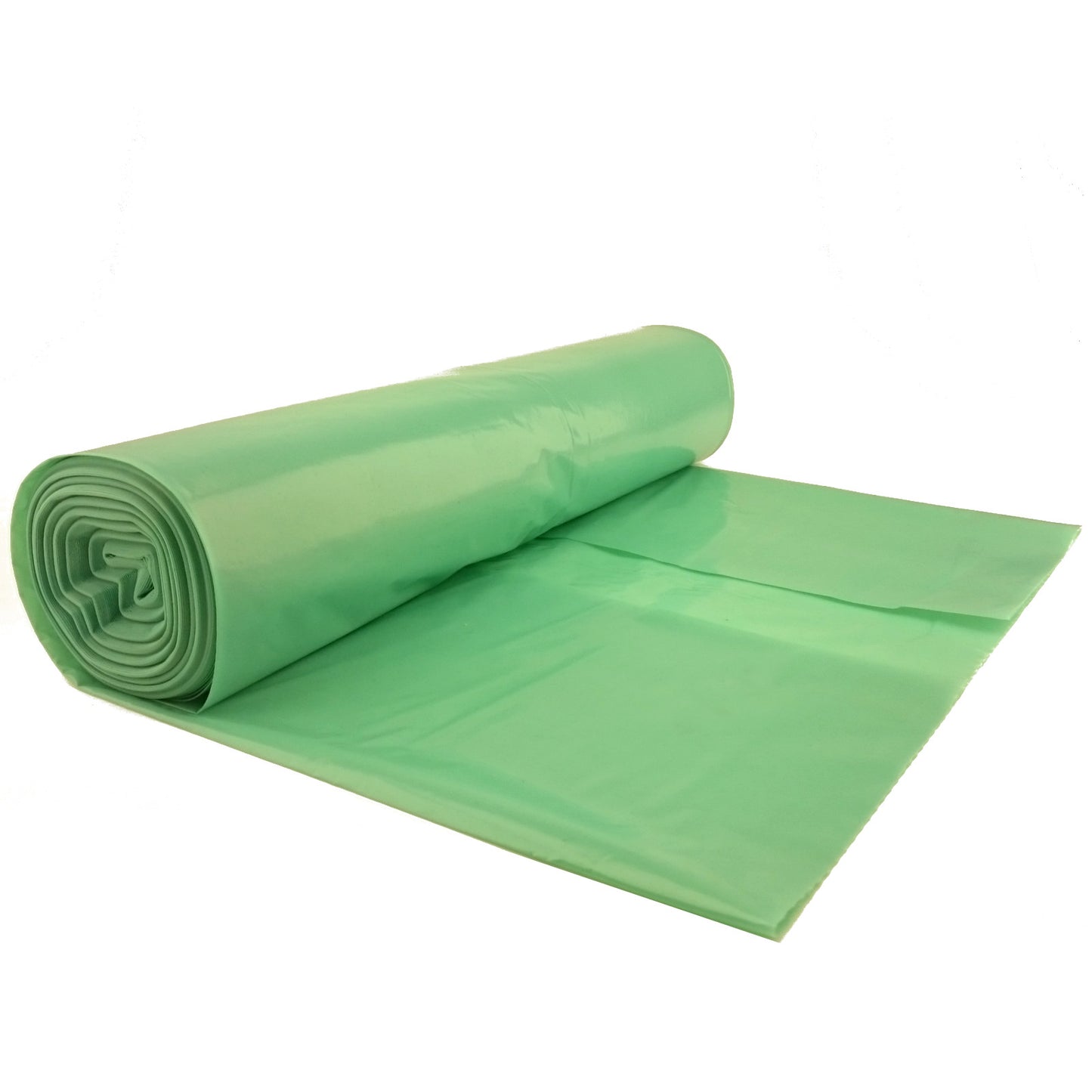 Thick garbage bags, 80 microns. durable roll 5 pcs. - Carlat