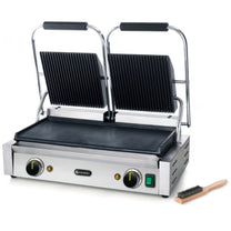 Toasters & Grills – Contact contact grill, grooved top, smooth - Carlat