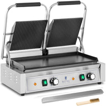 Toasters & Grills – Double contact grill with smooth and - Carlat