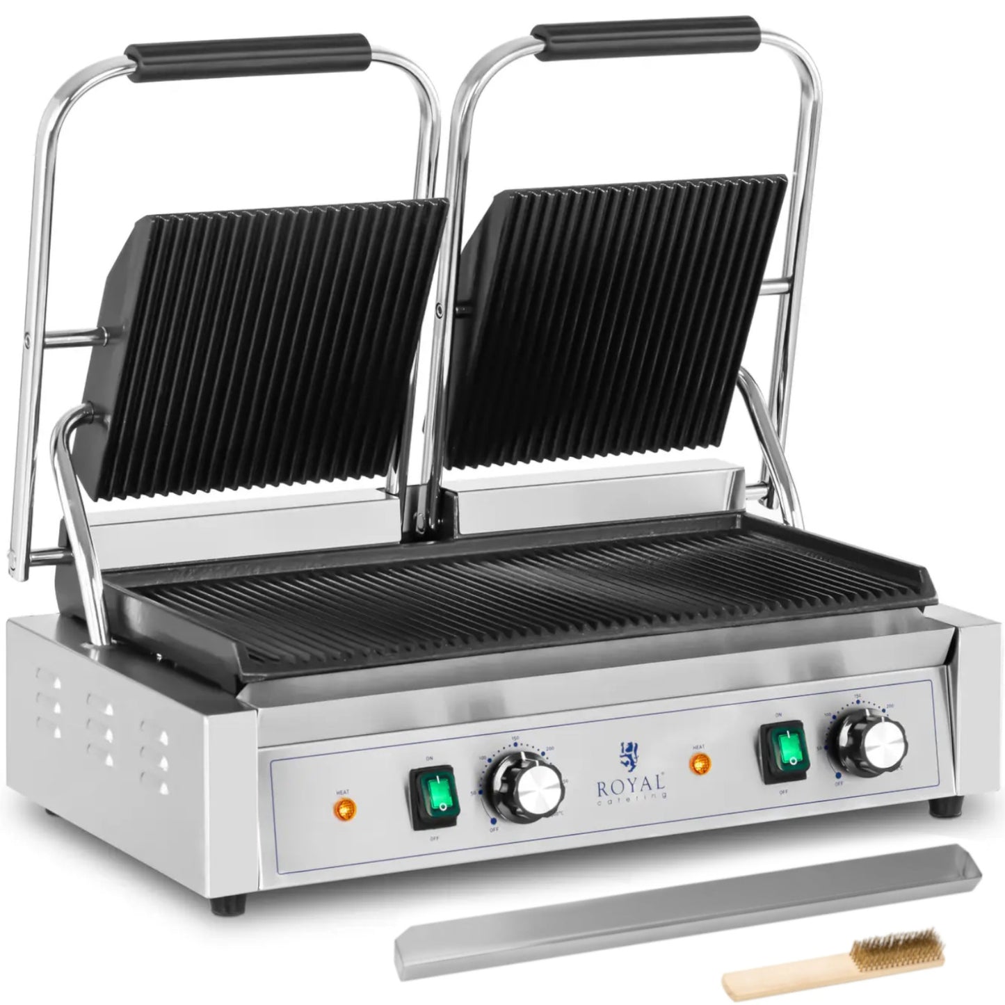 Toasters & Grills – Double-sided, grooved contact grill 3600 W - Carlat