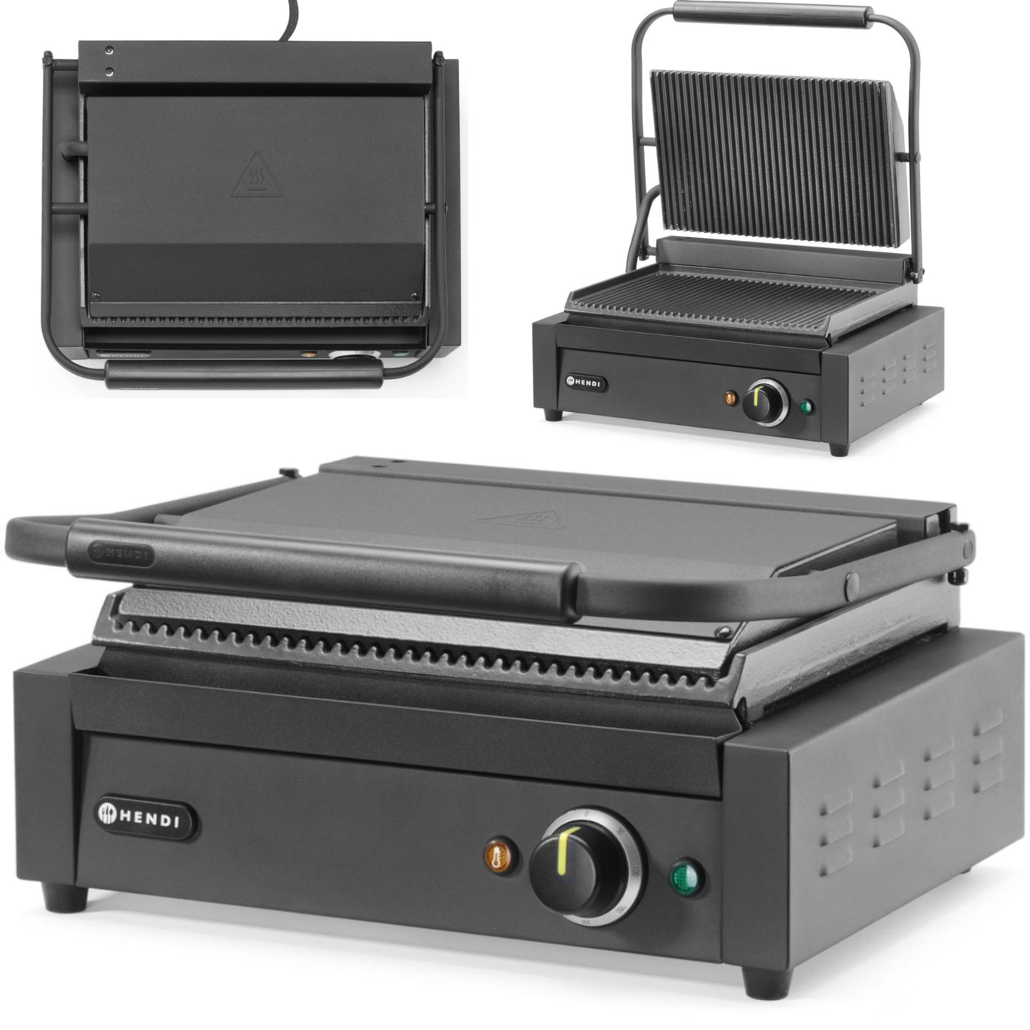 Toasters & Grills – Electric contact grill with grooved plate - Carlat
