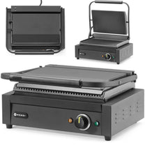 Toasters & Grills – Electric contact grill with grooved plate - Carlat