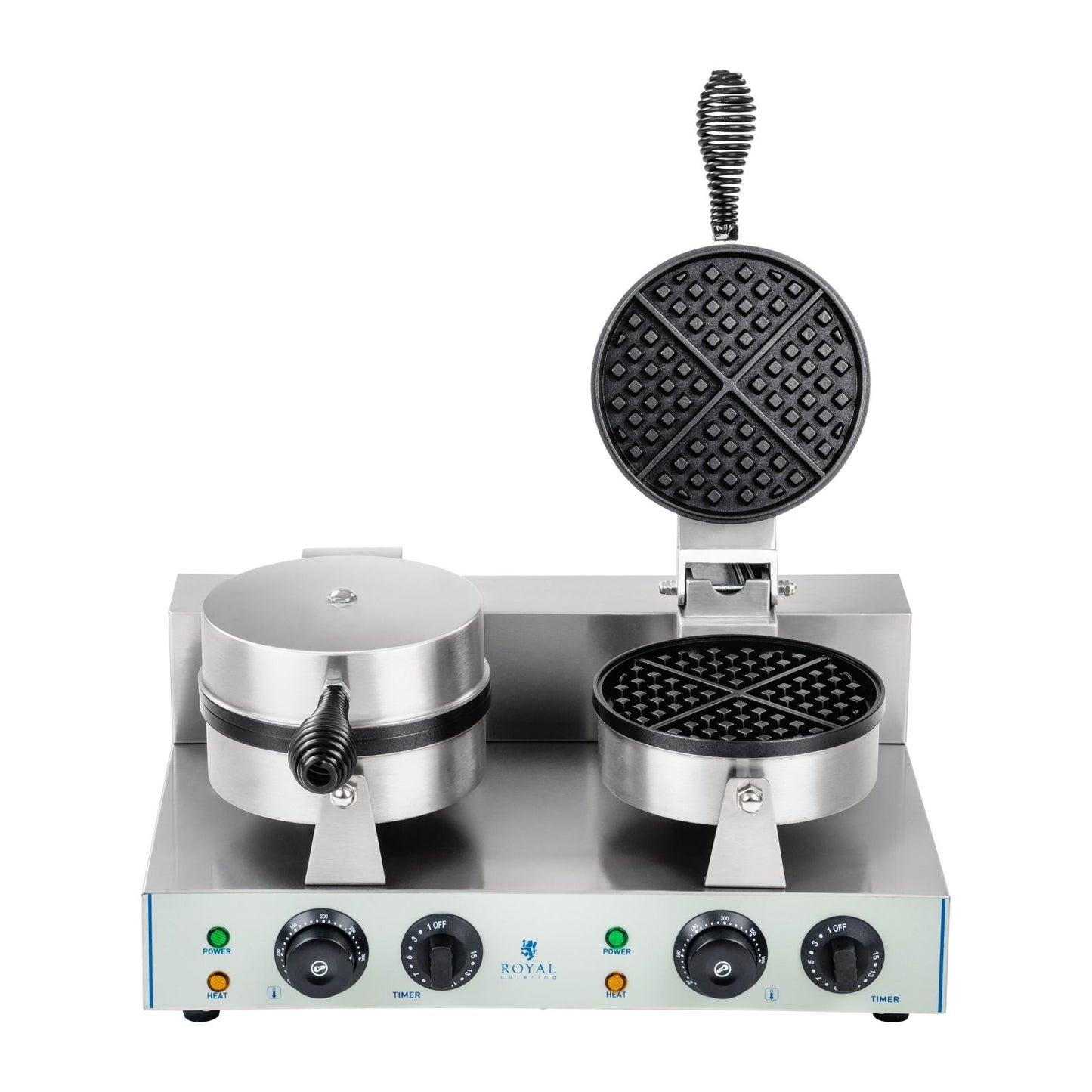 Toasters & Grills – Gofrownica okrągła podwójna TEFLON gofry o - Carlat