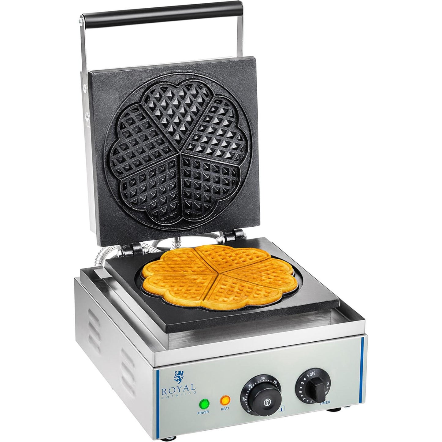 Toasters & Grills – Gofrownica pokryta teflonem do gofrów okrągłych - Carlat