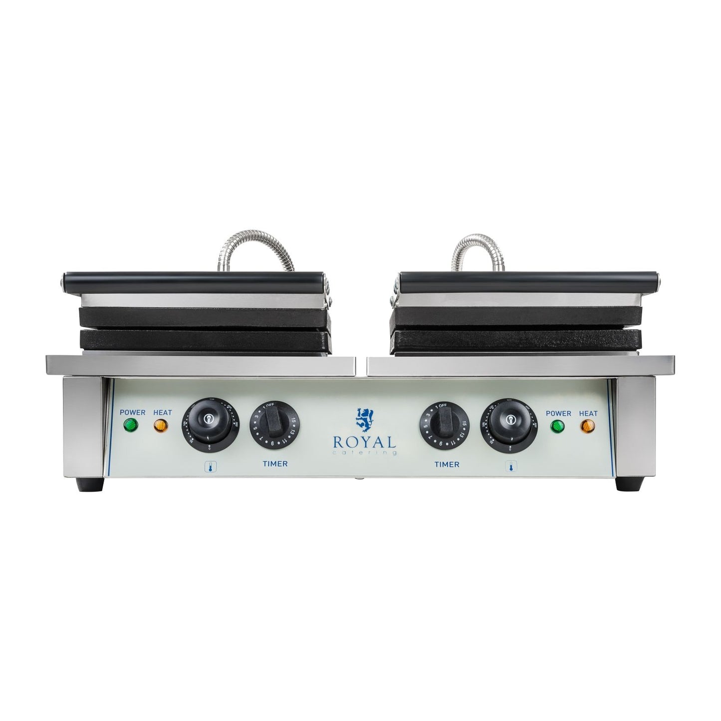 Toasters & Grills – Gofrownica prostokątna podwójna na 4 gofry - Carlat