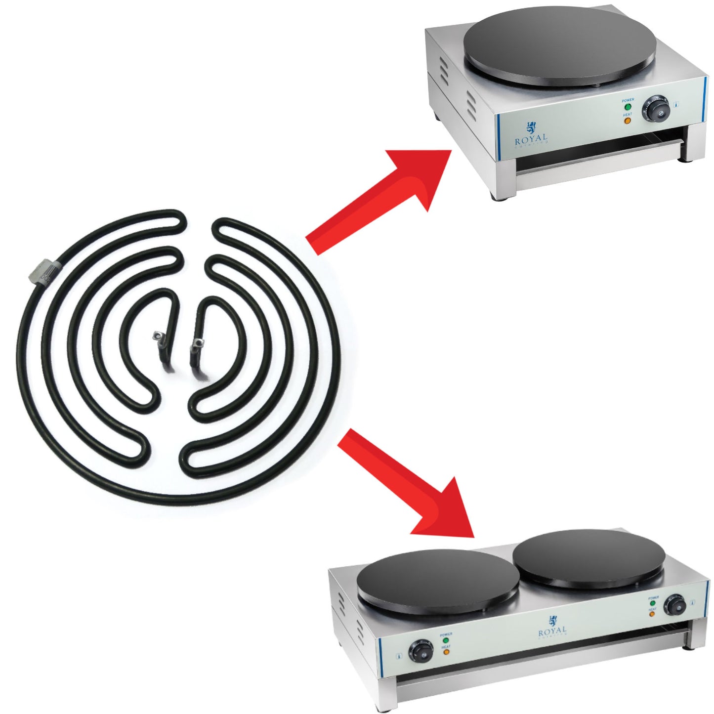 Toasters & Grills – Heater for pancake maker diameter 40 - Carlat